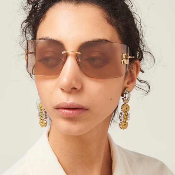 NEW SMU 54Y ZVN20F MIU MIU MU54YS ZVN20F WOMEN SUNGLASSES MU 54YS ZVN20F SHIELD main image 11